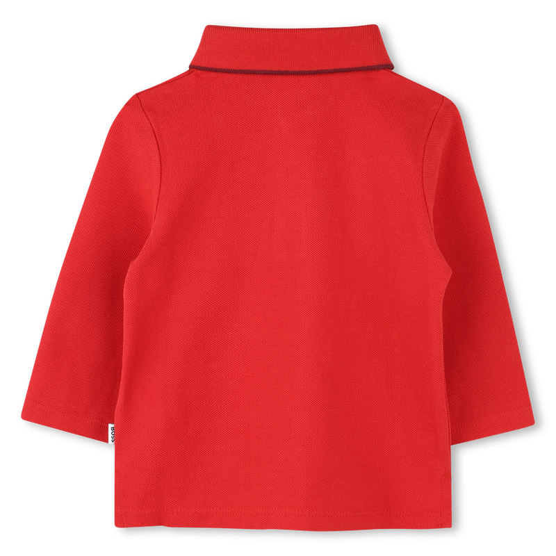 Polo de algodão piqué BOSS 
                    BOY