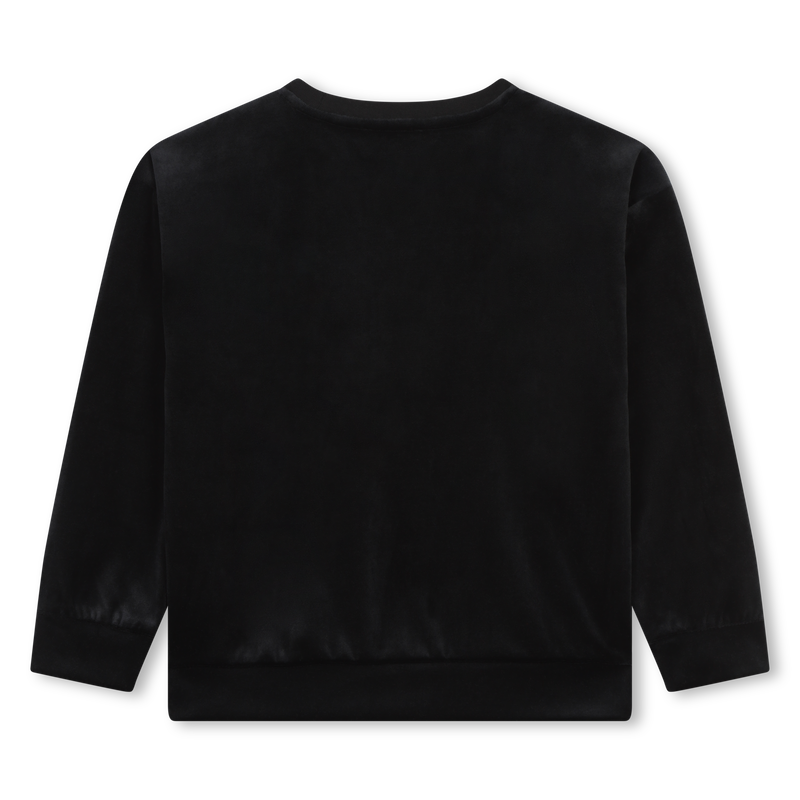 Sweatshirt de veludo SONIA RYKIEL 
                        GIRL