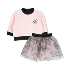 Conjunto de moletom e saia KARL LAGERFELD KIDS 
                    MENINA