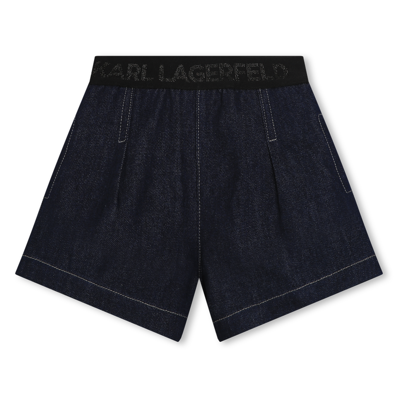 Calções de ganga e t-shirt KARL LAGERFELD KIDS 
                    GIRL