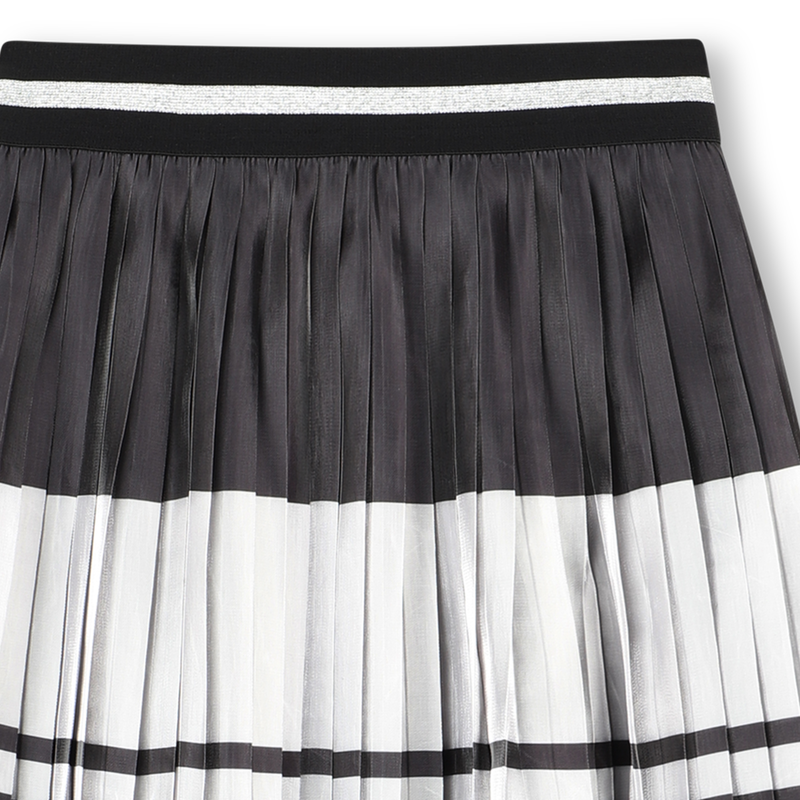 Saia midi plissada KARL LAGERFELD KIDS 
                    GIRL