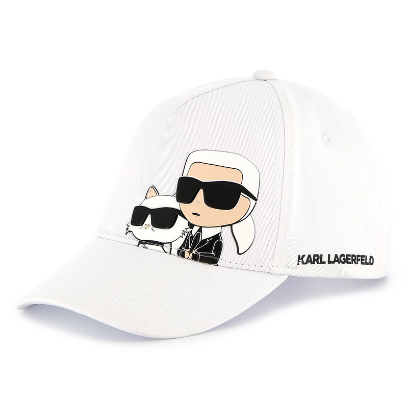 Boné estampado ajustável KARL LAGERFELD KIDS 
                    GIRL
