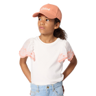T-shirt manga bal&atilde;o CHLOE 
                    GIRL