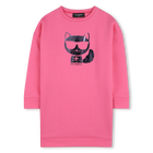 VESTIDO MANGAS COMPRIDAS KARL LAGERFELD KIDS 
                    MENINA