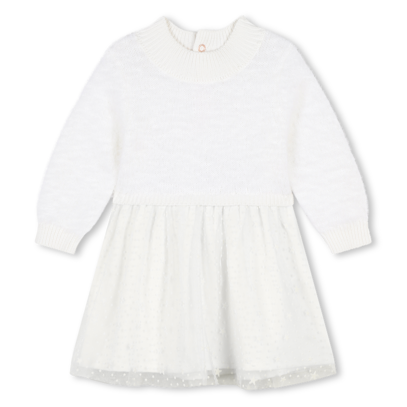 Festive Knit Dress CARREMENT BEAU 
                    GIRL