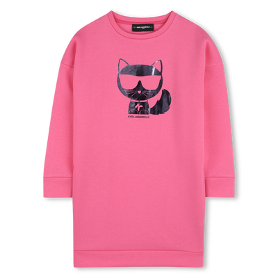VESTIDO MANGAS COMPRIDAS KARL LAGERFELD KIDS GIRL