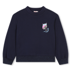 Sweatshirt em molet&atilde;o algod&atilde;o BILLIEBLUSH 
                    GIRL