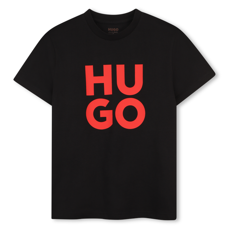 Camiseta de mangas curtas HUGO 
                        MENINO