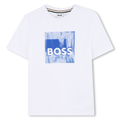 T-shirt manga curta em algod&atilde;o BOSS BOY