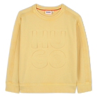 Sweatshirt em molet&atilde;o HUGO 
                    BOY
