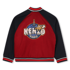 Jaqueta bomber com fecho de press&atilde;o KENZO KIDS 
                    UNISEX