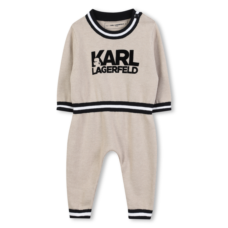 Macac&atilde;o de malha KARL LAGERFELD KIDS 
                        BOY