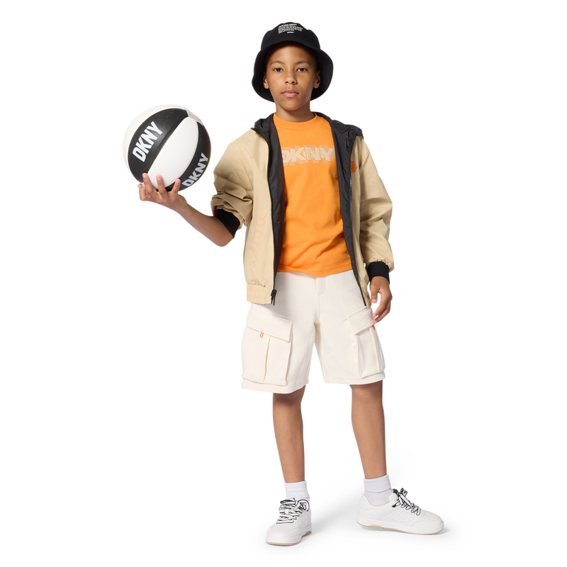 CAL&Ccedil;&Otilde;ES DE BERMUDA FLEECE DKNY 
                        BOY