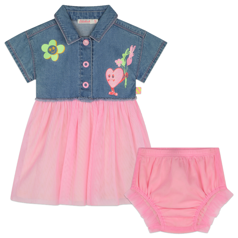 Conjunto vestido e calção BILLIEBLUSH 
                    GIRL