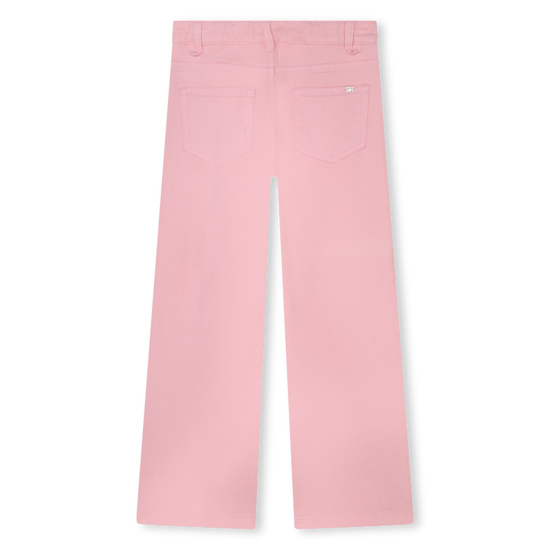Calças algodão misto SONIA RYKIEL 
                    GIRL