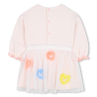 Vestido bimaterial BILLIEBLUSH 
                    GIRL