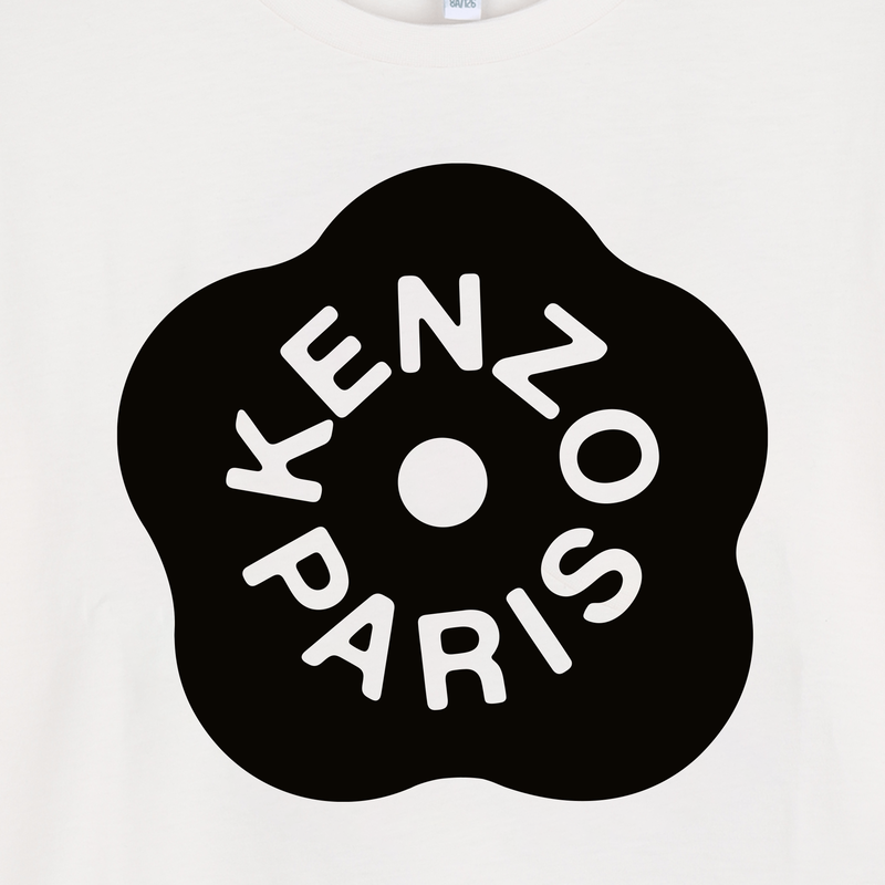 T-SHIRT ESTAMPADA EM RELEVO KENZO KIDS 
                        GIRL