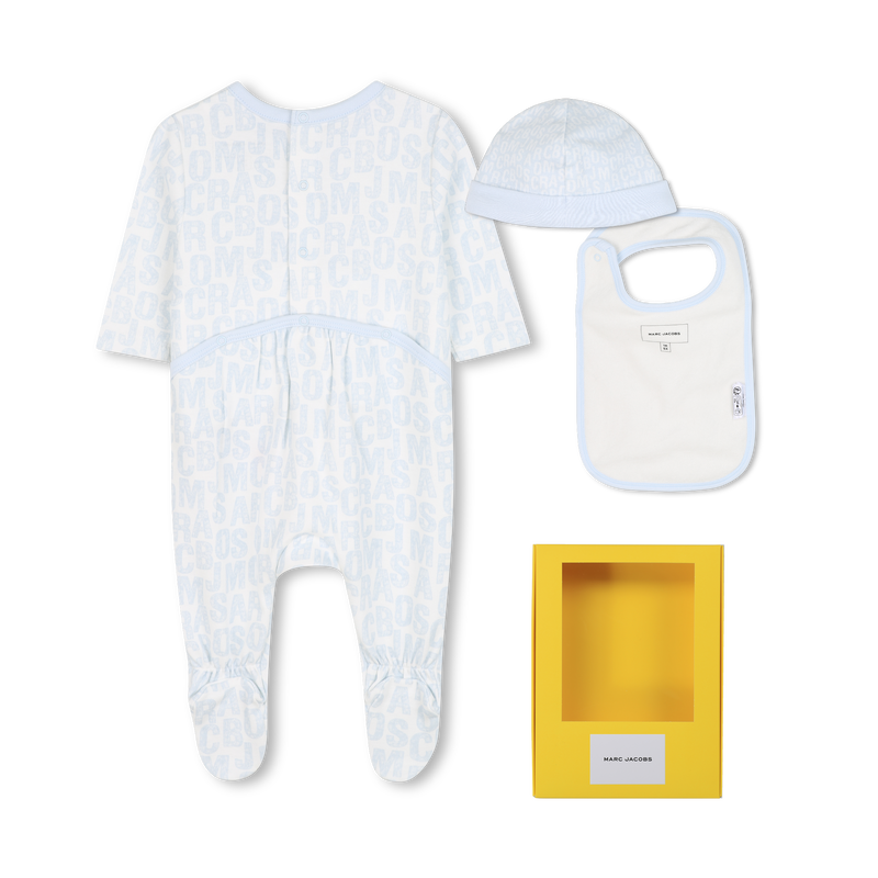 Conjunto de pijama, babador e chapéu MARC JACOBS 
                        UNISEX