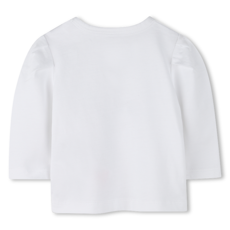 T-shirt e leggings em algod&atilde;o KARL LAGERFELD KIDS 
                        GIRL