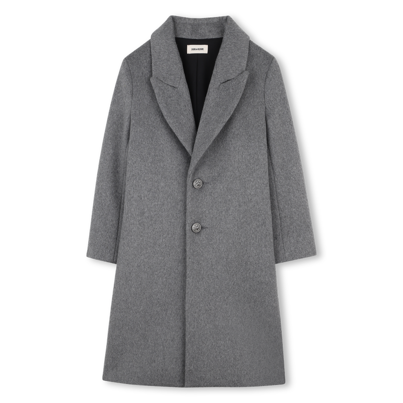 Casaco comprido de corte reto ZADIG & VOLTAIRE 
                    GIRL