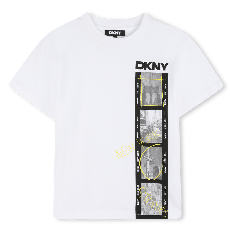 T-SHIRT DE MANGA CURTA DKNY 
                        BOY