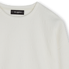 Sweatshirt de manga comprida KARL LAGERFELD KIDS 
                    GIRL