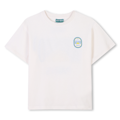 T-shirt manga curta em algod&atilde;o KENZO KIDS BOY