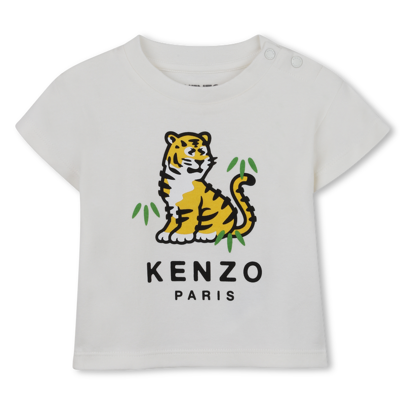 CONJUNTO T-SHIRT, CARDIGAN E CAL&Ccedil;AS KENZO KIDS 
                        UNISEX
