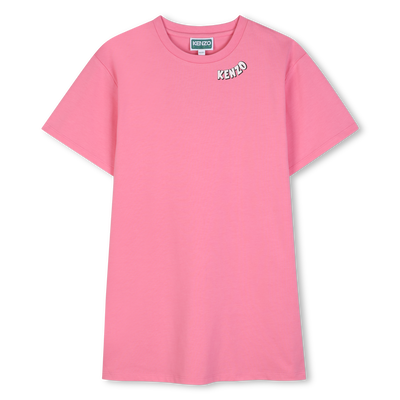 Vestido de mangas curtas KENZO KIDS GIRL