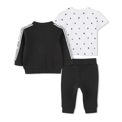 Conjunto de jogging de 3 pe&ccedil;as KARL LAGERFELD KIDS BOY