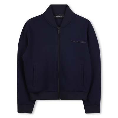 Cardigã duplo em jersey KARL LAGERFELD KIDS BOY