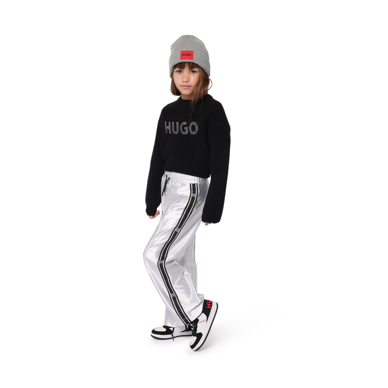 Gorro de malha de algodão HUGO 
                    UNISEX
