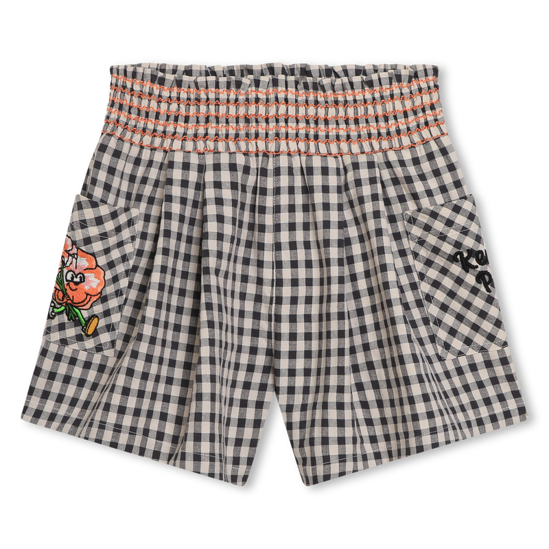 Calções com cintura elástica KENZO KIDS 
                    GIRL