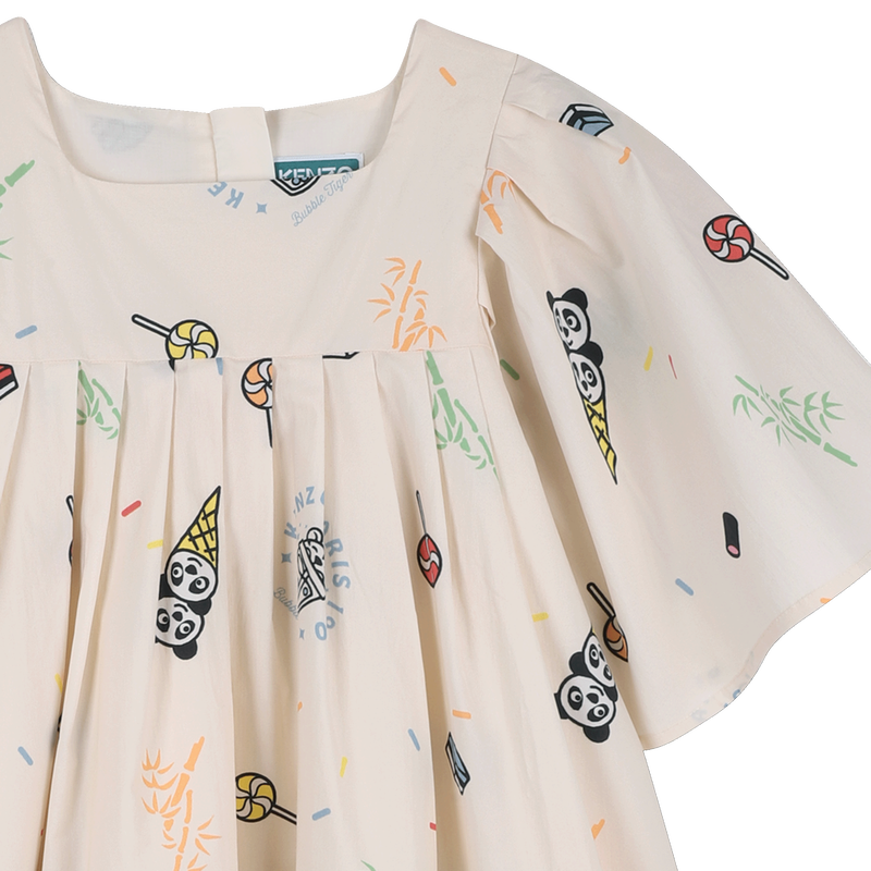 VESTIDO POPLIN KENZO KIDS 
                        GIRL