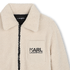 Jaqueta de sherpa KARL LAGERFELD KIDS 
                    BOY