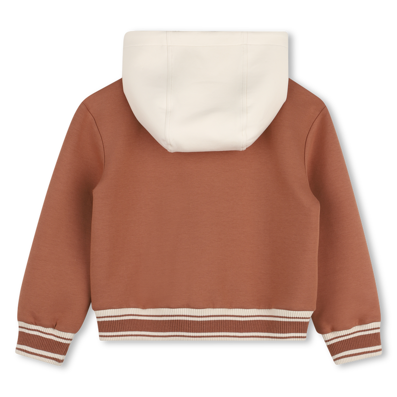 Cardigan  com capuz KIDS AROUND 
                        GIRL
