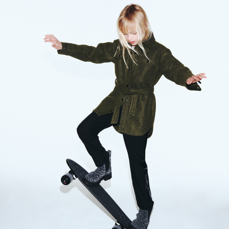 Botins de couro estampados ZADIG & VOLTAIRE 
                        GIRL