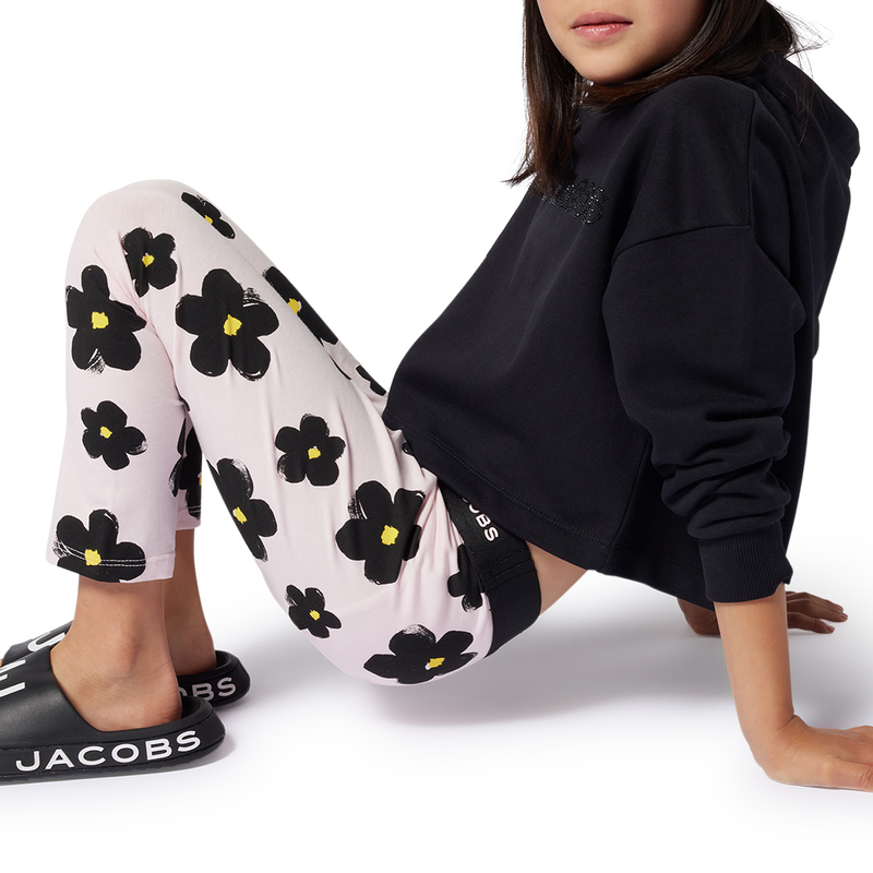 Sweatshirt em molet&atilde;o curta MARC JACOBS 
                        GIRL