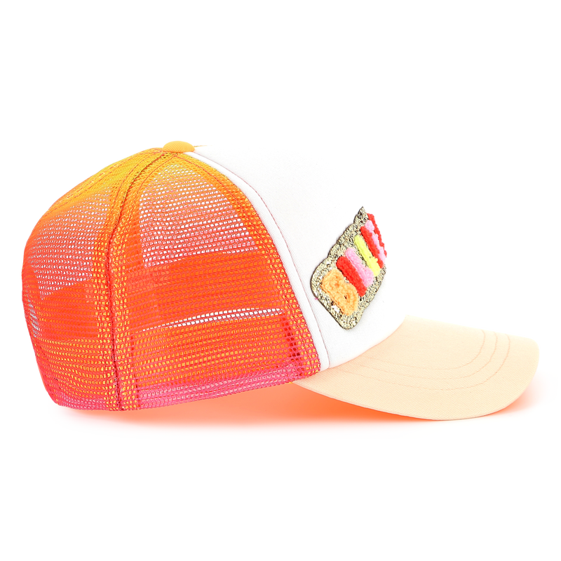 Bon&eacute; com emblema ri&ccedil;ado BILLIEBLUSH 
                        GIRL
