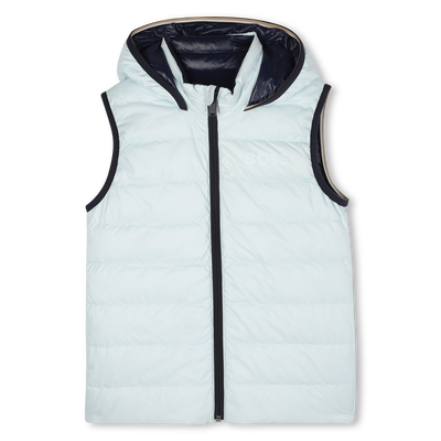 Casaco acolchoado com capuz efeito flano BOSS BOY