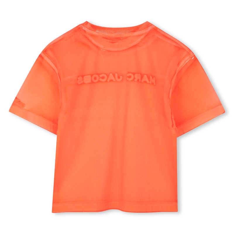 T-shirt de algod&atilde;o com bordado MARC JACOBS 
                        UNISEX