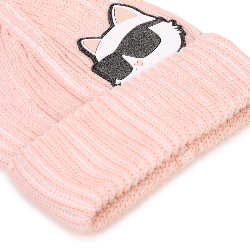 Gorro de tric&ocirc; KARL LAGERFELD KIDS 
                        GIRL