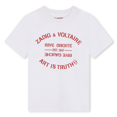 T-shirt de manga curta ZADIG & VOLTAIRE UNISEX