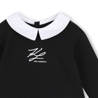 Vestido de mangas longas KARL LAGERFELD KIDS 
                    GIRL