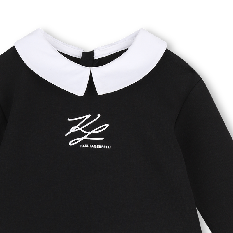 Vestido de mangas longas KARL LAGERFELD KIDS 
                        GIRL