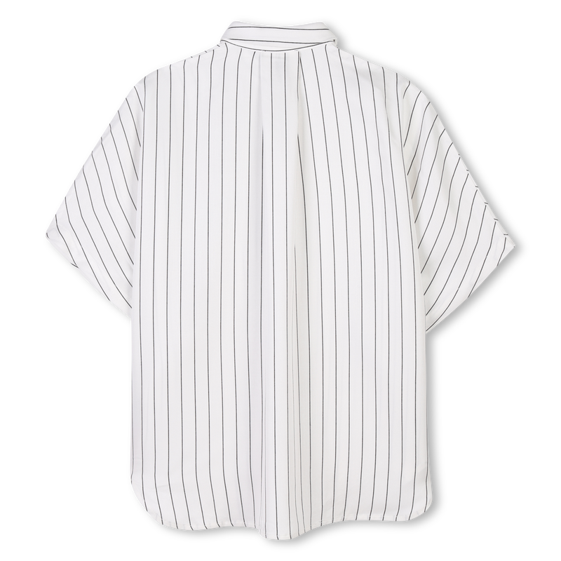 Camisa comprida &agrave;s riscas DKNY 
                        GIRL