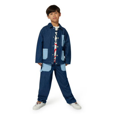 Casaco de ganga em algodão KENZO KIDS UNISEX