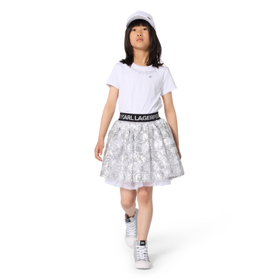 T-SHIRT DE MANGA CURTA KARL LAGERFELD KIDS GIRL
