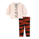 Conjunto de camiseta e legging KENZO KIDS 
                    MENINA