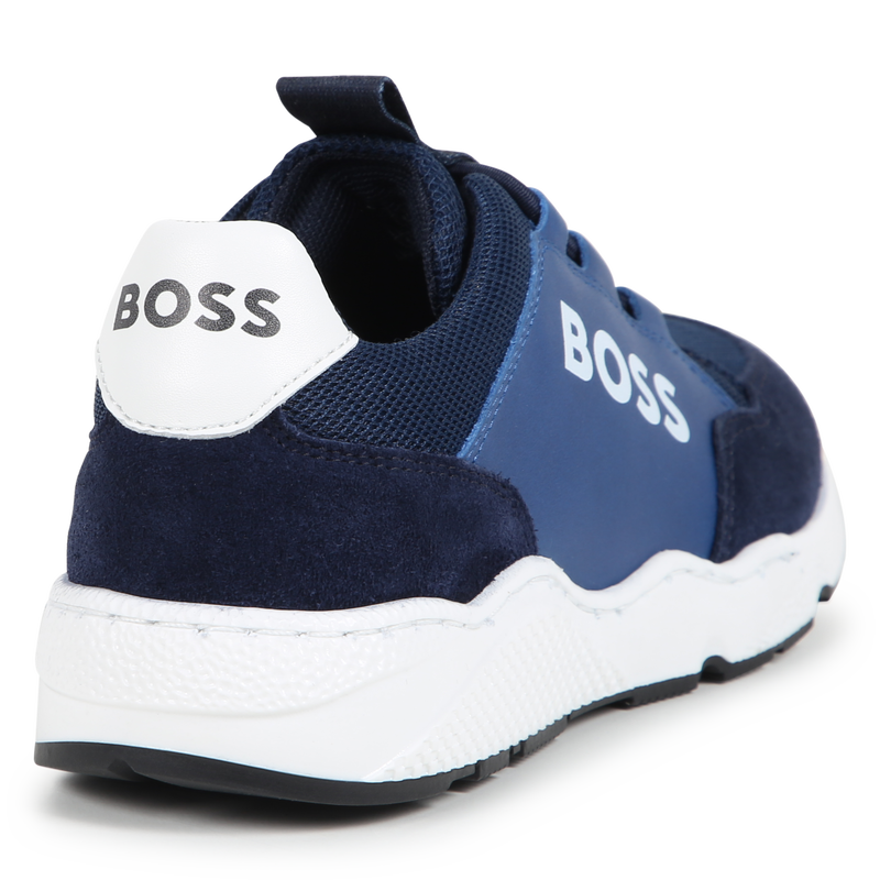 Elasticated Lace-Up Sneakers BOSS 
                    BOY